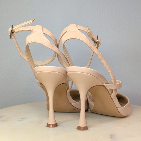 Nude Vince Camuto VP CHELLIE Strappy Heels - Picture 4 of 13